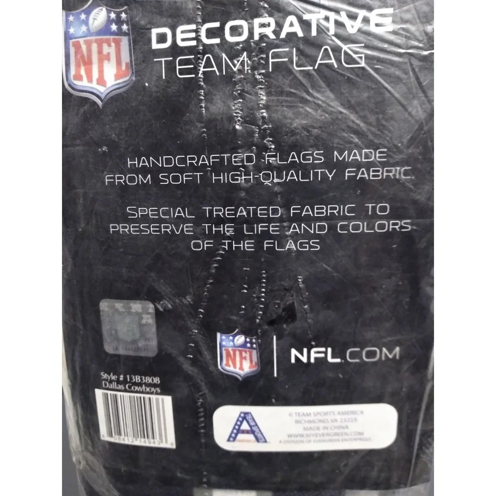 Dallas Cowboys Burlap Flag - 28